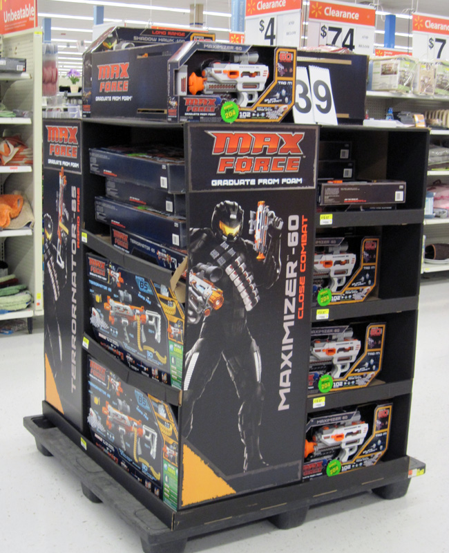 4 Sides Display Stand